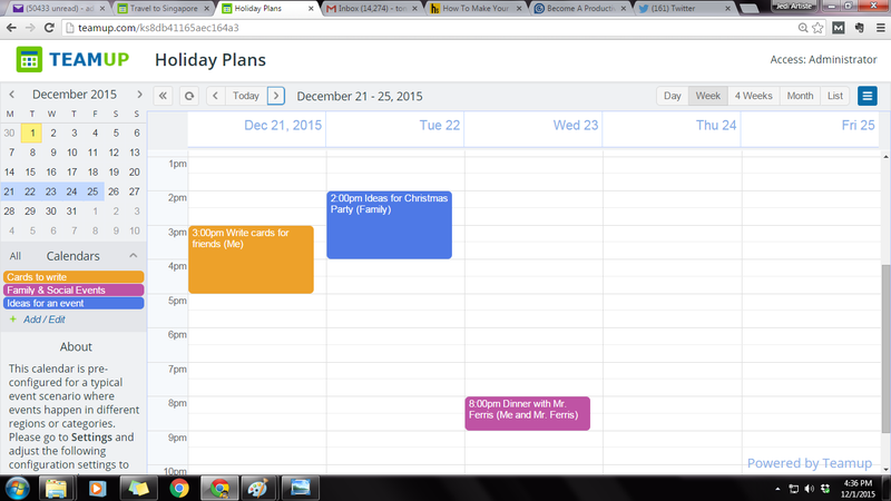 Illustration for article titled How To Make Your Holiday Planning Hassle-Free (Use Teamup Calendar)
